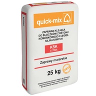 QUICK-MIX KSK biele lepidlo na tehlové bloky 25 kg QUICK-MIX KSK biele lepidlo na tehlové bloky 25 kg