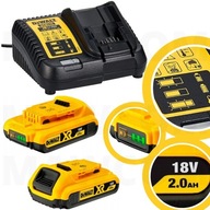 DCB115D2 Nabíjačka DCB115+2x 2Ah 18V DCB183 DeWalt