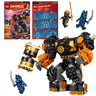 LEGO Ninjago Coleov elementárny robot Zeme 71806 Polohovateľné figúrky nindžu Mech 2 LEGO Ninjago Coleov elementárny robot Zeme 71806 Polohovateľné figúrky nindžu Mech 2