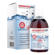 ARGENTUM 200 KOLOIDNÉ STRIEBRO 50 ppm TONICKÁ STAROSTLIVOSŤ hydratačný 500 ml ARGENTUM 200 KOLOIDNÉ STRIEBRO 50 ppm TONICKÁ STAROSTLIVOSŤ hydratačný 500 ml