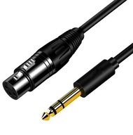 KONEKTOR NA KÁBEL MIKROFÓNU 6,35 XLR DÁMSKA ZÁSUVKA 3M KONEKTOR NA KÁBEL MIKROFÓNU 6,35 XLR DÁMSKA ZÁSUVKA 3M