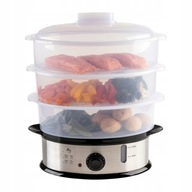 PARNÍK VEĽKÝ 9L 800W + MISKA NA RYŽU - INOX PARNÍK VEĽKÝ 9L 800W + MISKA NA RYŽU - INOX