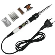 Biela súprava 80W 110V 80W Digitálna elektrická spájkovačka Biela súprava 80W 110V 80W Digitálna elektrická spájkovačka