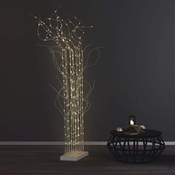 LED dekorácia vetvičiek biela dekorácia 150 cm