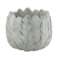 FJADER KVET KVET, betón, sivá LISTY pr. 17 cm