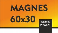 Magnetická reklama na auto 60x30