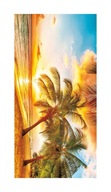 Plážová osuška 70x140 Bath Beach Palm Sunset Plážová osuška 70x140 Bath Beach Palm Sunset