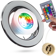 STRIEBORNÉ LED ZAPÚŠŤANÉ SVIETIDLÁ 230V STROPNÉ OKRUHOVÉ OKO STRIEBORNÉ LED ZAPÚŠŤANÉ SVIETIDLÁ 230V STROPNÉ OKRUHOVÉ OKO