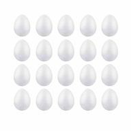 Polystyrénové vajíčka 2,5cm Veľkonočné vajíčka vajíčka DIY vajíčko 20x