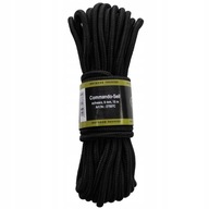 PARACORD LANO 9 MM, 15 METROV, ČIERNA PARACORD LANO 9 MM, 15 METROV, ČIERNA