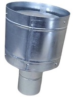 VENTILAČNÝ DEFLEKTOR, priezor, nástavec na 100mm potrubie ventilátora