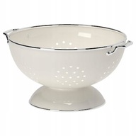TUHÝ smaltovaný cedník, KRÉMOVÁ OCEL, 22 cm, IKEA TUHÝ smaltovaný cedník, KRÉMOVÁ OCEL, 22 cm, IKEA