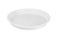 Biely plastový tanier 205mm, 100 ks.