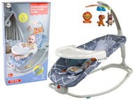 Bouncer Rocker 2v1 Detský sedací stolík Zvuky Vibrácie Žirafa Bouncer Rocker 2v1 Detský sedací stolík Zvuky Vibrácie Žirafa