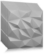 Sivé PANELY, KAZETY na strop 3D BRILLIANT 2m2 Sivé PANELY, KAZETY na strop 3D BRILLIANT 2m2