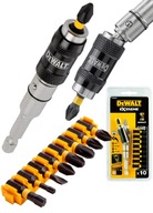 Sada bitov uhlového držiaka 10 ks DEWALT DT70518T
