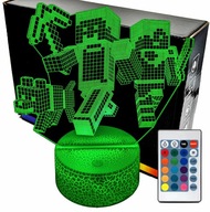 Minecraft Steve Alex and the Dog 3D nočná LED lampa Minecraft Steve Alex and the Dog 3D nočná LED lampa