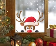 Vianočná nálepka SOB na okná VIANOCE 65x50cm