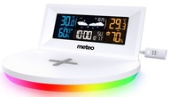 METEOSTANICA S RÝCHLOINDUČNOU NABÍJAČKOU + LED METEOSTANICA S RÝCHLOINDUČNOU NABÍJAČKOU + LED