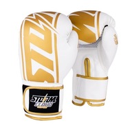 Boxerské rukavice StormCloud Bolt 2.0 biele/zlaté 16 oz Boxerské rukavice StormCloud Bolt 2.0 biele/zlaté 16 oz