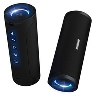 Bezdrôtový Bluetooth reproduktor T6 Pro 45W + LED čierna