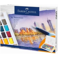 Akvarelové farby CS kocky 36 col.FABER CASTELL