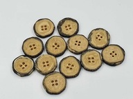 Tlačidlá s kabátmi pre štyri jamky 25 mm 12 ks Tlačidlá s kabátmi pre štyri jamky 25 mm 12 ks