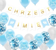 Dekorácie balóny BAPTISM banner ľubovoľné NAME dekorácie Dekorácie balóny BAPTISM banner ľubovoľné NAME dekorácie