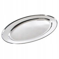 OVÁLNY KOVOVÝ PODANÍK NEREZ NEREZ TANIER 40cm KH1232 OVÁLNY KOVOVÝ PODANÍK NEREZ NEREZ TANIER 40cm KH1232