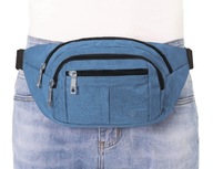 Veľká športová kabelka do pása, kabelka M.16, MODRÁ Pako Jeans Veľká športová kabelka do pása, kabelka M.16, MODRÁ Pako Jeans