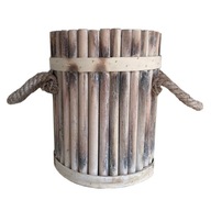 Drevený obal na kvetináč BJWDA176 kolík, výška 16 cm Drevený obal na kvetináč BJWDA176 kolík, výška 16 cm