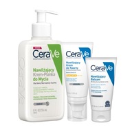 CeraVe Set hydratačný krém na tvár SPF 50 52 ml, krémová pena 236 ml CeraVe Set hydratačný krém na tvár SPF 50 52 ml, krémová pena 236 ml