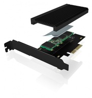 PCIe karta pre rýchly M.2 NVMe SSD radiátor