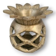 Kovový svietnik ANANÁS, zlatá čajová sviečka Kovový svietnik ANANÁS, zlatá čajová sviečka