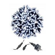 VIANOČNÉ SVETLÁ STUDENÉ BIELE BLESK IP44 100LED VIANOČNÉ SVETLÁ STUDENÉ BIELE BLESK IP44 100LED