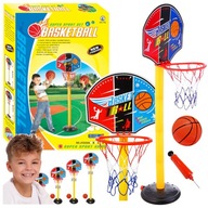 Detská basketbalová súprava, stojaci kôš a lopta Detská basketbalová súprava, stojaci kôš a lopta