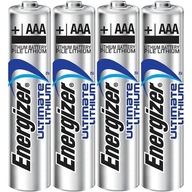 ENERGIZER ULTIMATE LÍTIOVÁ BATÉRIA LR03 R3 AAA X4 ENERGIZER ULTIMATE LÍTIOVÁ BATÉRIA LR03 R3 AAA X4