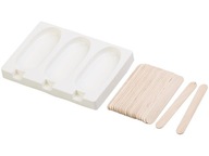 Silikónová forma na zmrzlinu 80 ml / 24 drevená Silikónová forma na zmrzlinu 80 ml / 24 drevená