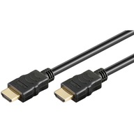 HDMI kábel Goobay 1.4 Gold Black 5m