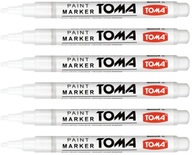 TOMA OIL MARKER TO-441 marker WHITE x 6