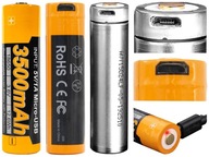 Fenix USB ARB-L18U batéria 18650 3500 mAh 3,6 V Fenix USB ARB-L18U batéria 18650 3500 mAh 3,6 V