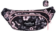 Coolpack bedrová taška s ružovými kvetmi, dve priehradky Coolpack bedrová taška s ružovými kvetmi, dve priehradky