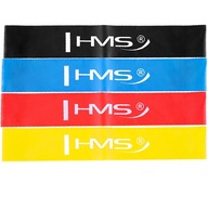 Cvičebné pásky MINI BAND SADA 4 HMS ODPORU NAŤAHOVACÍCH VODIČOV Cvičebné pásky MINI BAND SADA 4 HMS ODPORU NAŤAHOVACÍCH VODIČOV