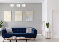 Nástenné svietidlo Candellux Azuro 93-63267, biely pásik E27 Nástenné svietidlo Candellux Azuro 93-63267, biely pásik E27