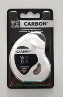 Čierna zubná niť Woom CARBON+ s aktívnou niťou