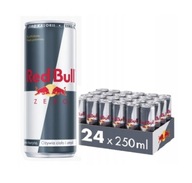 RED BULL ZERO 24X250ML ČIERNY ENERGETICKÝ NÁPOJ