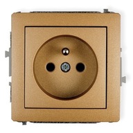DECO Zásuvka bez zlatej metalízy 8DGP-1zp DECO Zásuvka bez zlatej metalízy 8DGP-1zp
