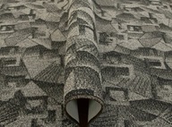 200x250 cm SÚČKOVÝ KOBEREC NA PLSTE SIVOČIERNEJ 200x250 cm SÚČKOVÝ KOBEREC NA PLSTE SIVOČIERNEJ