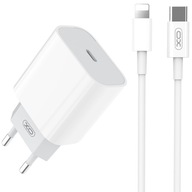 XO-L77 USB-C 3A 20W Lightning káblová sieťová nabíjačka