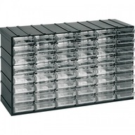 Modulárny organizér so 48 zásuvkami 382 x 148 x 230 mm Modulárny organizér so 48 zásuvkami 382 x 148 x 230 mm
